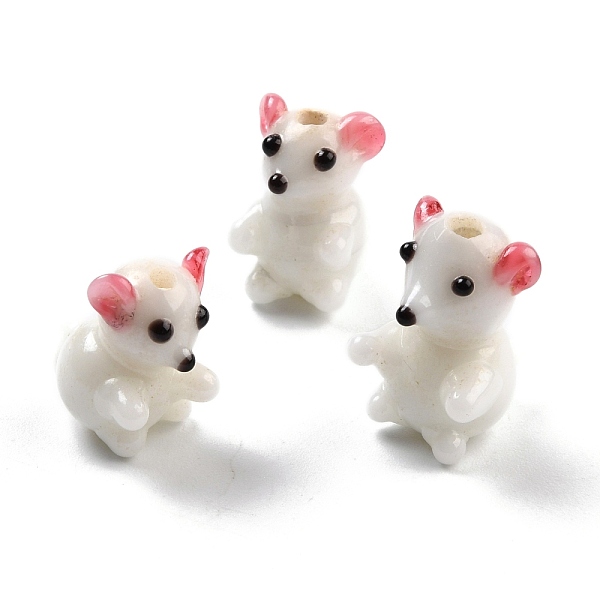 PandaHall Handmade Lampwork Beads, Bear, Snow, 17~19x10~11x11~12.5mm, Hole: 1.8~2.3mm Lampwork Bear White
PandaHall Handmade Lampwork Beads, Bear, Snow, 17~19x10~11x11~12.5mm, Hole: 1.8~2.3mm Lampwork Bear White