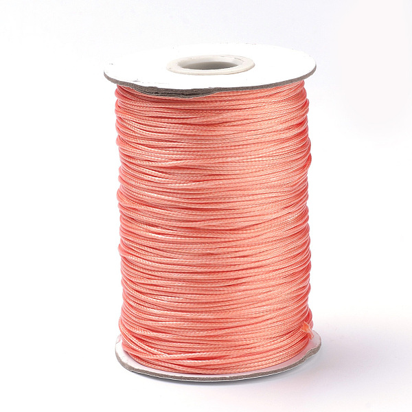 PandaHall Braided Korean Waxed Polyester Cords, Light Coral, 3mm, about 43.74 yards(40m)/roll Waxed Polyester Cord Round
PandaHall Braided Korean Waxed Polyester Cords, Light Coral, 3mm, about 43.74 yards(40m)/roll Waxed Polyester Cord Round