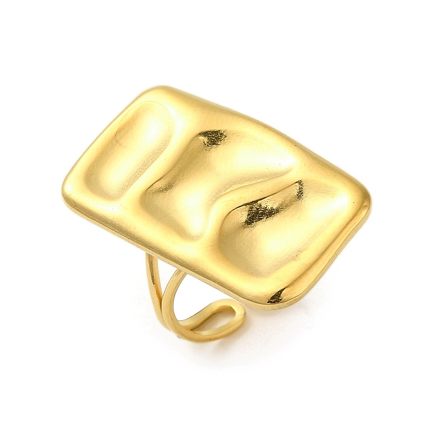 PandaHall Ion Plating(IP) 304 Stainless Steel Rectangle Open Cuff Ring for Women, Real 18K Gold Plated, Adjustable 304 Stainless Steel...
PandaHall Ion Plating(IP) 304 Stainless Steel Rectangle Open Cuff Ring for Women, Real 18K Gold Plated, Adjustable 304 Stainless Steel...