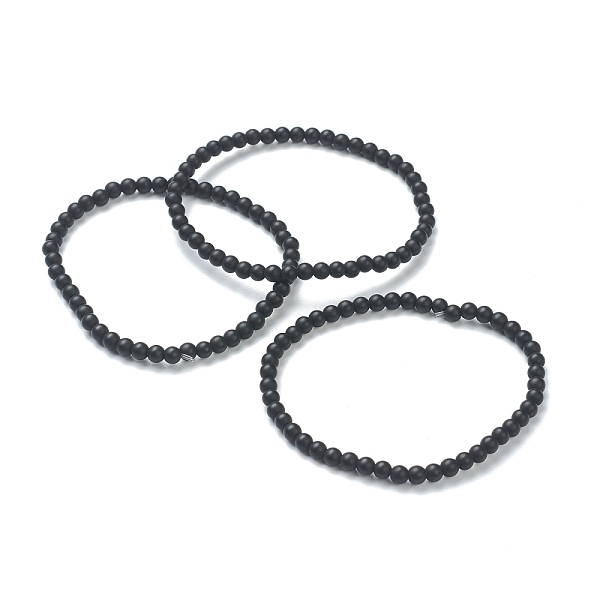 PandaHall Glass Beaded Stretch Bracelets, Round, Beads: 4~5mm, Inner Diameter: 2-1/4 inch(5.65cm) Glass
PandaHall Glass Beaded Stretch Bracelets, Round, Beads: 4~5mm, Inner Diameter: 2-1/4 inch(5.65cm) Glass