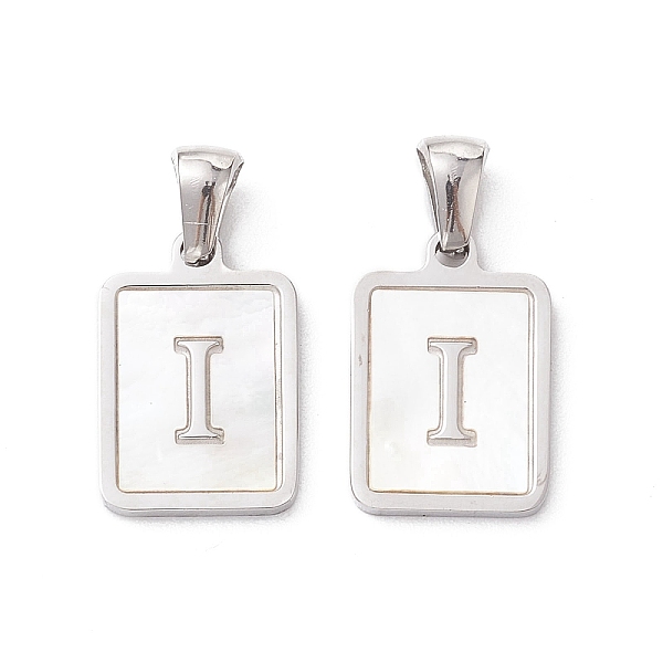 PandaHall 304 Stainless Steel Pave Shell Pendants, Rectangle Charm, Stainless Steel Color, Letter I, 17.5x12x1.5mm, Hole: 3x5mm Stainless...
PandaHall 304 Stainless Steel Pave Shell Pendants, Rectangle Charm, Stainless Steel Color, Letter I, 17.5x12x1.5mm, Hole: 3x5mm Stainless...