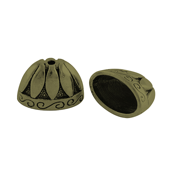 PandaHall Tibetan Style Alloy Bead Cones, For Tassels Pendant, Cadmium Free & Nickel Free & Lead Free, Antique Bronze, 13x20x12mm, Hole...
PandaHall Tibetan Style Alloy Bead Cones, For Tassels Pendant, Cadmium Free & Nickel Free & Lead Free, Antique Bronze, 13x20x12mm, Hole...