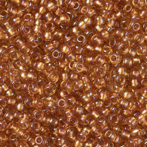 PandaHall TOHO Round Seed Beads, Japanese Seed Beads, (1853) Transparent AB Honey Comb, 8/0, 3mm, Hole: 1mm, about 10000pcs/pound Glass..., Brown
PandaHall TOHO Round Seed Beads, Japanese Seed Beads, (1853) Transparent AB Honey Comb, 8/0, 3mm, Hole: 1mm, about 10000pcs/pound Glass..., Brown