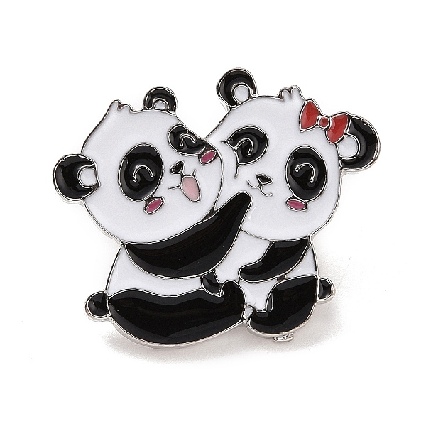 PandaHall Enamel Pin, Alloy Enamel Brooch for Backpack Clothes, Bear, Panda, 24x29x2mm Alloy+Enamel Panda Black
PandaHall Enamel Pin, Alloy Enamel Brooch for Backpack Clothes, Bear, Panda, 24x29x2mm Alloy+Enamel Panda Black