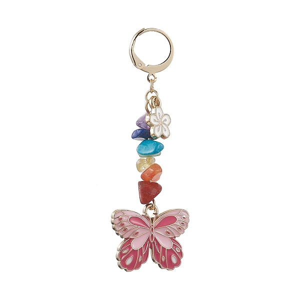 PandaHall Butterfly Alloy Emamel Pendant Decorations, with Chakra Gemstone Beads and 304 Stainless Steel Leverback Earring Findings..., Pink
PandaHall Butterfly Alloy Emamel Pendant Decorations, with Chakra Gemstone Beads and 304 Stainless Steel Leverback Earring Findings..., Pink