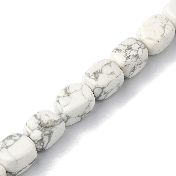 PandaHall Natural Howlite Beads Strands, Cuboid, 8.5~11x7.5~9x7.5~9mm, Hole: 1.2mm, about 20pcs/strand, 7.72~8.74 inch(19.6~22.2cm) Howlite...
PandaHall Natural Howlite Beads Strands, Cuboid, 8.5~11x7.5~9x7.5~9mm, Hole: 1.2mm, about 20pcs/strand, 7.72~8.74 inch(19.6~22.2cm) Howlite...