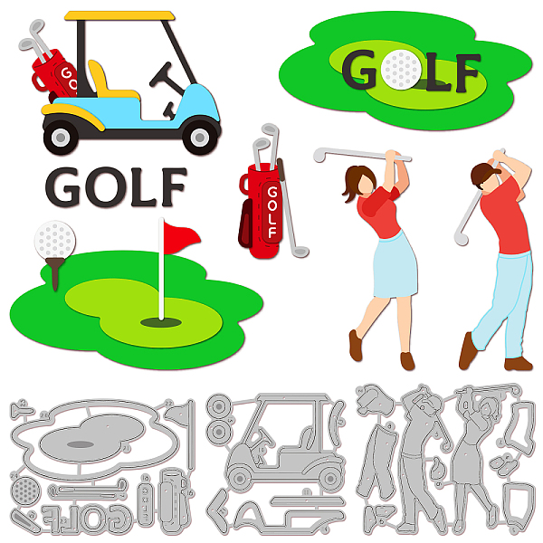 PandaHall Golf Theme Carbon Steel Cutting Dies Stencils, for DIY Scrapbooking, Photo Album, Decorative Embossing Paper Card, Stainless Steel...
PandaHall Golf Theme Carbon Steel Cutting Dies Stencils, for DIY Scrapbooking, Photo Album, Decorative Embossing Paper Card, Stainless Steel...
