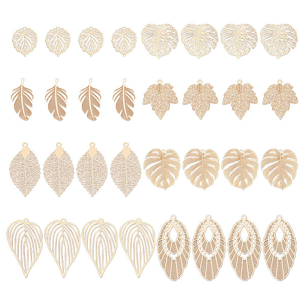 PandaHall 32Pcs 8 Style Brass Pendants, Etched Metal Embellishments, Long-Lasting Plated, Monstera Leaf & Maple Leaf, Light Gold...
PandaHall 32Pcs 8 Style Brass Pendants, Etched Metal Embellishments, Long-Lasting Plated, Monstera Leaf & Maple Leaf, Light Gold...