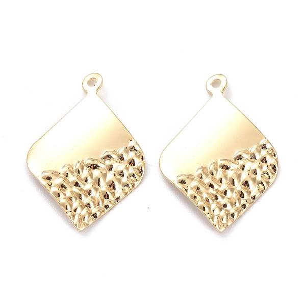 PandaHall Brass Pendants, Long-Lasting Plated, Rhombus, Bumpy, Real 14K Gold Plated, 23x16x1mm, Hole: 1.2mm Brass Rhombus
PandaHall Brass Pendants, Long-Lasting Plated, Rhombus, Bumpy, Real 14K Gold Plated, 23x16x1mm, Hole: 1.2mm Brass Rhombus