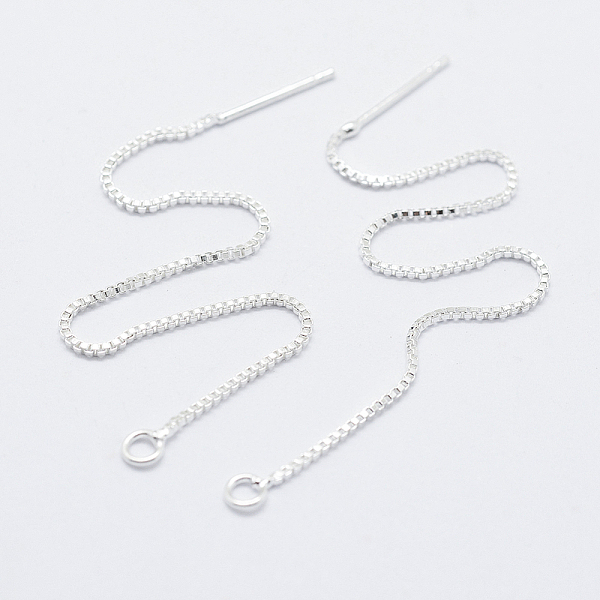 PandaHall Brass Stud Earring Findings, with Loop, Long-Lasting Plated, Ear Threads, Silver Color Plated, 70x1x1mm, Hole: 1.5mm, Pin: 0.7mm...
PandaHall Brass Stud Earring Findings, with Loop, Long-Lasting Plated, Ear Threads, Silver Color Plated, 70x1x1mm, Hole: 1.5mm, Pin: 0.7mm...