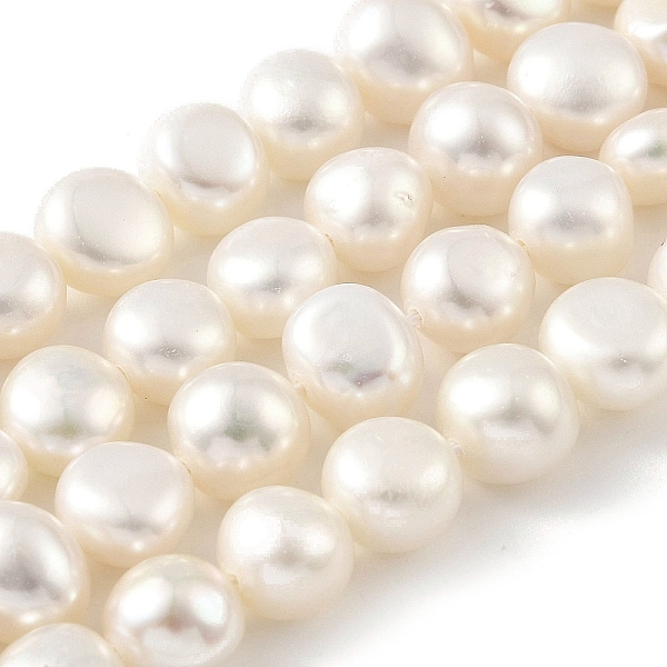 PandaHall Natural Cultured Freshwater Pearl Beads Strands, Two Sides Polished, Floral White, 7~8mm, Hole: 0.5mm, about 25pcs/strand, 6.89''...
PandaHall Natural Cultured Freshwater Pearl Beads Strands, Two Sides Polished, Floral White, 7~8mm, Hole: 0.5mm, about 25pcs/strand, 6.89''...