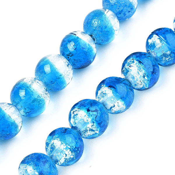 PandaHall Handmade Luminous Transparent Lampwork Beads Strands, Round, Dodger Blue, 9~10x10~11mm, Hole: 1.2mm, about 50pcs/strand, 19.29...
PandaHall Handmade Luminous Transparent Lampwork Beads Strands, Round, Dodger Blue, 9~10x10~11mm, Hole: 1.2mm, about 50pcs/strand, 19.29...