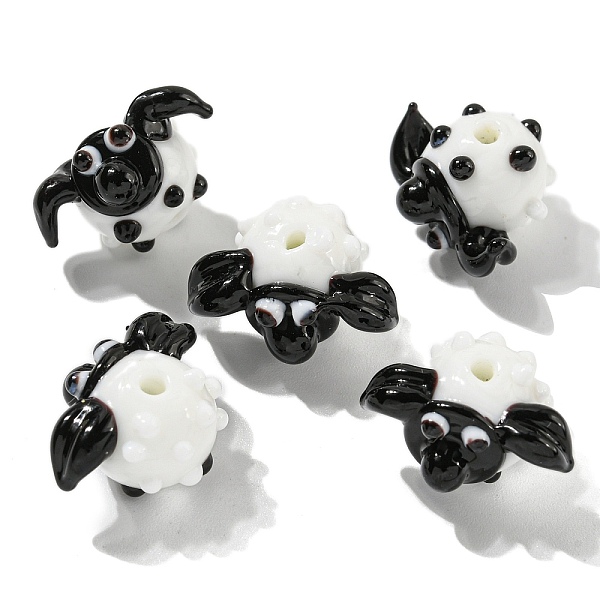 PandaHall Handmade Lampwork Beads, Sheep, White, 12.5x19.5x15.5mm, Hole: 1.6mm Lampwork Sheep White
PandaHall Handmade Lampwork Beads, Sheep, White, 12.5x19.5x15.5mm, Hole: 1.6mm Lampwork Sheep White