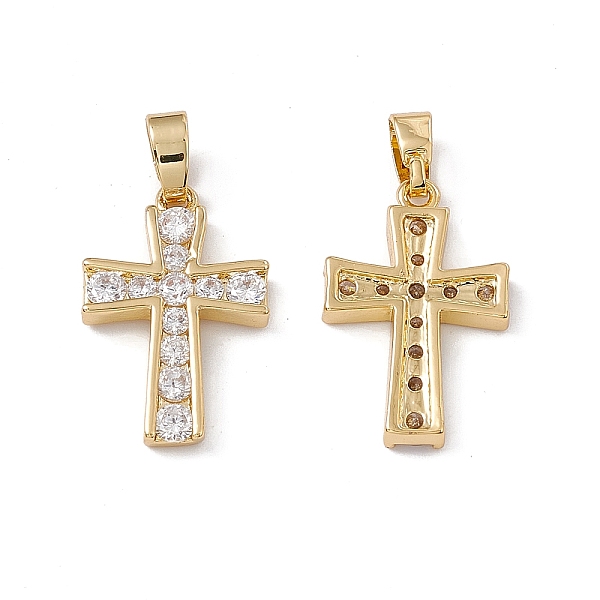 PandaHall Brass Cubic Zirconia Pendant, with Glass, Real 18K Gold Plated, Religion Cross Charm, Clear, 20x13x2.5mm, Hole: 4.5x3mm...
PandaHall Brass Cubic Zirconia Pendant, with Glass, Real 18K Gold Plated, Religion Cross Charm, Clear, 20x13x2.5mm, Hole: 4.5x3mm...