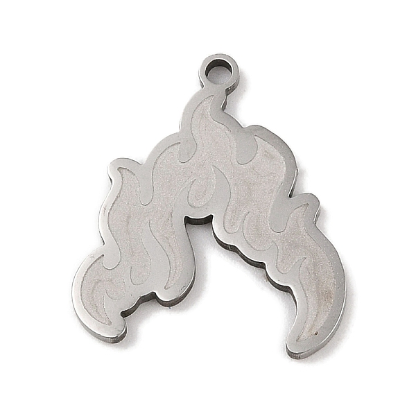 PandaHall 304 Stainless Steel Pendants, Fire Shape Charm, Stainless Steel Color, 23.5x20.5x1.5mm, Hole: 1mm 304 Stainless Steel Others
PandaHall 304 Stainless Steel Pendants, Fire Shape Charm, Stainless Steel Color, 23.5x20.5x1.5mm, Hole: 1mm 304 Stainless Steel Others