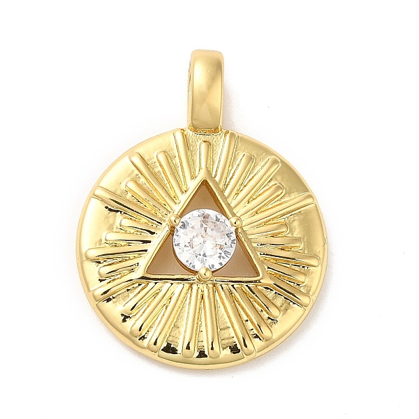 PandaHall Brass Micro Pave Cubic Zirconia Pendants, Lead Free & Cadmium Free, Long-Lasting Plated, Round Charm, Real 18K Gold Plated &..., Clear
PandaHall Brass Micro Pave Cubic Zirconia Pendants, Lead Free & Cadmium Free, Long-Lasting Plated, Round Charm, Real 18K Gold Plated &..., Clear