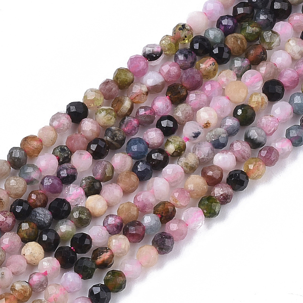 PandaHall Natural Tourmaline Beads Strands, Faceted, Round, 2mm, Hole: 0.4mm, about 182~183pcs/strand, 15.55 inch(39.5cm) Tourmaline Round
PandaHall Natural Tourmaline Beads Strands, Faceted, Round, 2mm, Hole: 0.4mm, about 182~183pcs/strand, 15.55 inch(39.5cm) Tourmaline Round