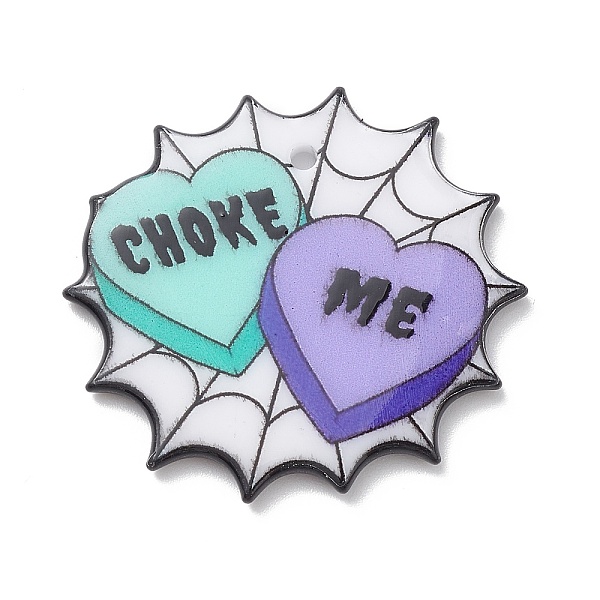 PandaHall Acrylic Pendants, Halloween, Heart, 34x35x2.5mm, Hole: 1.8mm Acrylic Heart
PandaHall Acrylic Pendants, Halloween, Heart, 34x35x2.5mm, Hole: 1.8mm Acrylic Heart