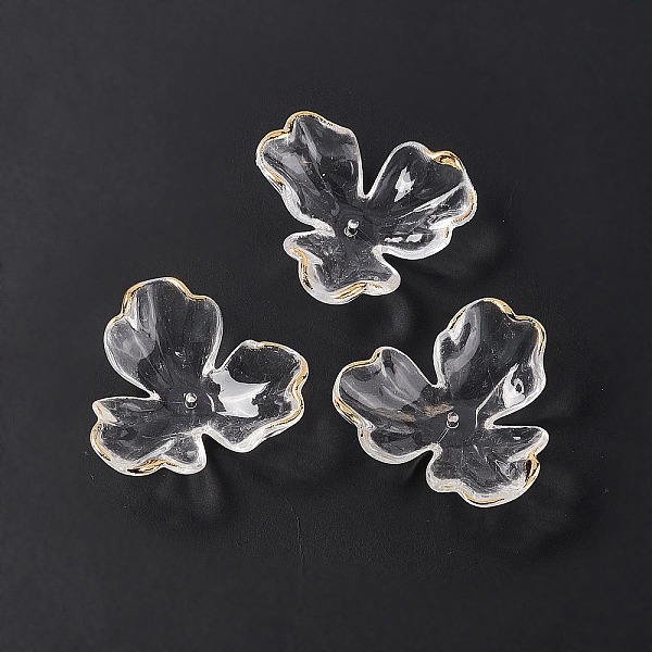 PandaHall Transparent Acrylic Bead Caps, Golden Plated, 3-Petal Flower, Clear, 34x37.5x9mm, Hole: 1.6mm Acrylic Clear
PandaHall Transparent Acrylic Bead Caps, Golden Plated, 3-Petal Flower, Clear, 34x37.5x9mm, Hole: 1.6mm Acrylic Clear