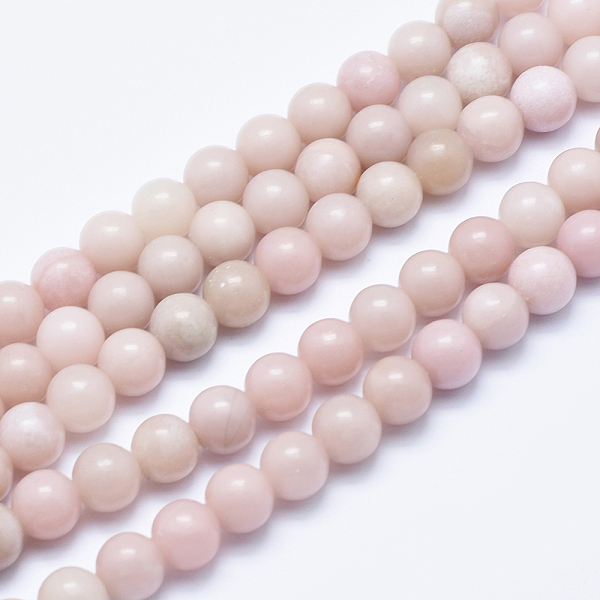 PandaHall Natural Pink Opal Beads Strands, Round, 8mm, Hole: 1mm, about 48pcs/strand, 15.7 inch(40cm) Pink Opal Round
PandaHall Natural Pink Opal Beads Strands, Round, 8mm, Hole: 1mm, about 48pcs/strand, 15.7 inch(40cm) Pink Opal Round