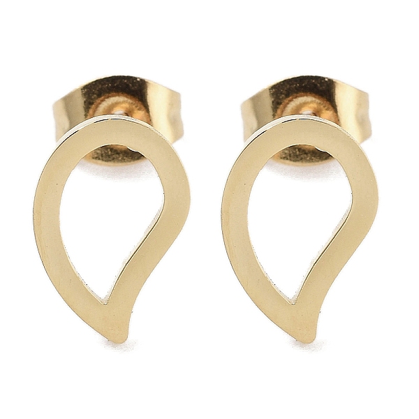PandaHall Vacuum Plating 304 Stainless Steel Stud Earrings for Women, Hollow Teardrop, Golden, 11x7.5mm 304 Stainless Steel Teardrop
PandaHall Vacuum Plating 304 Stainless Steel Stud Earrings for Women, Hollow Teardrop, Golden, 11x7.5mm 304 Stainless Steel Teardrop