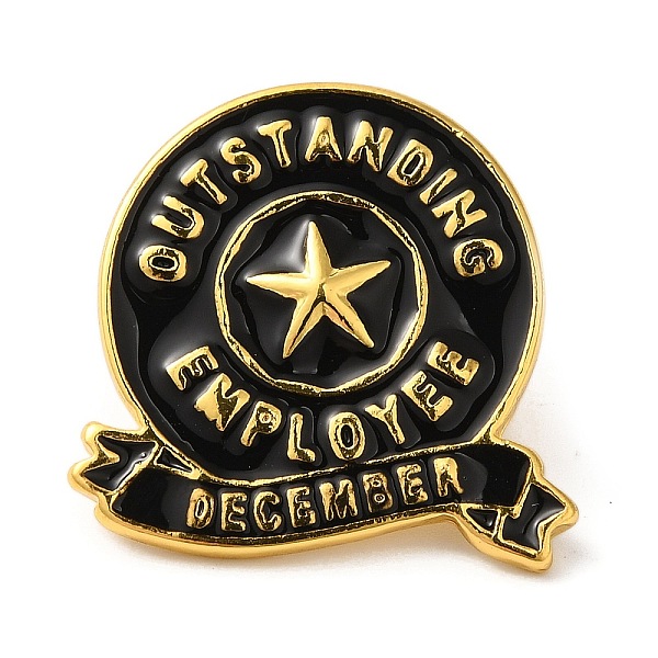 PandaHall Golden Tone Alloy Outstanding Employee of The Month Enamel Pins, Employee Reward Broch, Black, December, 23x24x2mm Alloy+Enamel...
PandaHall Golden Tone Alloy Outstanding Employee of The Month Enamel Pins, Employee Reward Broch, Black, December, 23x24x2mm Alloy+Enamel...