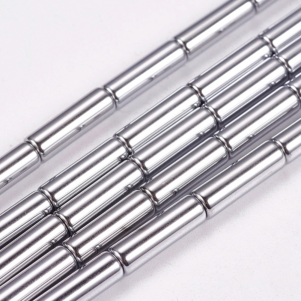 PandaHall Non-magnetic Synthetic Hematite Beads Strands, Column, Silver Plated, 4x13mm, Hole: 1mm Non-magnetic Hematite Column
PandaHall Non-magnetic Synthetic Hematite Beads Strands, Column, Silver Plated, 4x13mm, Hole: 1mm Non-magnetic Hematite Column