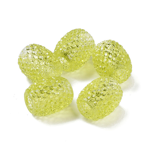 PandaHall Transparent Resin European Jelly Colored Beads, Large Hole Barrel Beads, Bucket Shaped, Yellow Green, 15x12.5mm, Hole: 5mm Resin...
PandaHall Transparent Resin European Jelly Colored Beads, Large Hole Barrel Beads, Bucket Shaped, Yellow Green, 15x12.5mm, Hole: 5mm Resin...