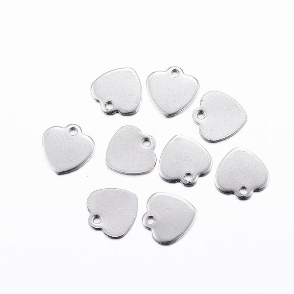 PandaHall 201 Stainless Steel Stamping Blank Tag Pendants, Heart, Stainless Steel Color, 9.5x9.5x0.8mm, Hole: 1.4mm 201 Stainless Steel...
PandaHall 201 Stainless Steel Stamping Blank Tag Pendants, Heart, Stainless Steel Color, 9.5x9.5x0.8mm, Hole: 1.4mm 201 Stainless Steel...