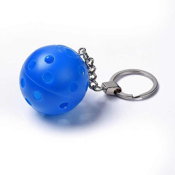 PandaHall Plastic Pickleball Keychain, with Iron Ring, Round, Blue, 11.8cm Plastic Round Blue
PandaHall Plastic Pickleball Keychain, with Iron Ring, Round, Blue, 11.8cm Plastic Round Blue