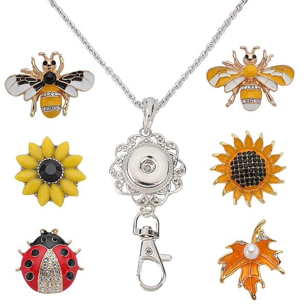 PandaHall SUNNYCLUE DIY Interchangeable Flower & Bee Office Lanyard ID Badge Holder Necklace Making Kit, Including Alloy Jewelry Snap..., Multicolor
PandaHall SUNNYCLUE DIY Interchangeable Flower & Bee Office Lanyard ID Badge Holder Necklace Making Kit, Including Alloy Jewelry Snap..., Multicolor
