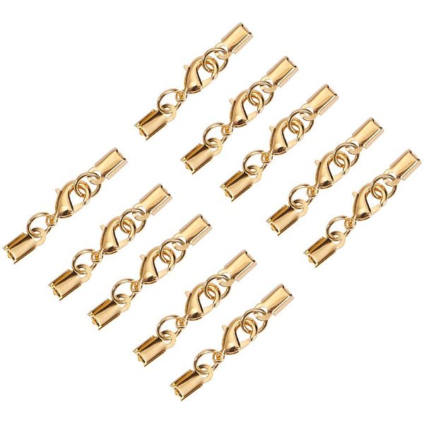 PandaHall Alloy Clip Ends With Lobster Claw Clasps, Nice for Jewelry Making, Golden, 33x5mm, 50set/box, Packaging Box: 5.4x5.3x2cm Alloy...
PandaHall Alloy Clip Ends With Lobster Claw Clasps, Nice for Jewelry Making, Golden, 33x5mm, 50set/box, Packaging Box: 5.4x5.3x2cm Alloy...