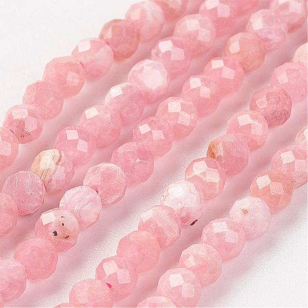 PandaHall Natural Rhodochrosite Bead Strand, Round, Faceted, 3mm, Hole: 0.8mm, about 127pcs/strand, 15.7 inch(40cm) Rhodochrosite Round
PandaHall Natural Rhodochrosite Bead Strand, Round, Faceted, 3mm, Hole: 0.8mm, about 127pcs/strand, 15.7 inch(40cm) Rhodochrosite Round
