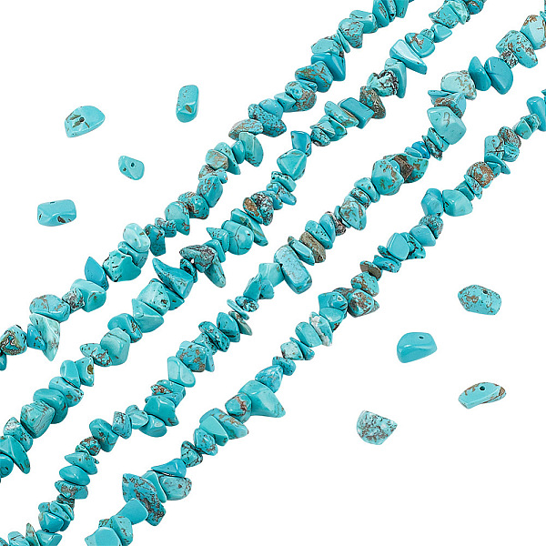 PandaHall arricraft 4 Strands Natural Chip Beads, Blue Howlite Gemstone Beads Turquoise Stone Beads Loose Spacer Beads Irregular 5-8mm for...
PandaHall arricraft 4 Strands Natural Chip Beads, Blue Howlite Gemstone Beads Turquoise Stone Beads Loose Spacer Beads Irregular 5-8mm for...