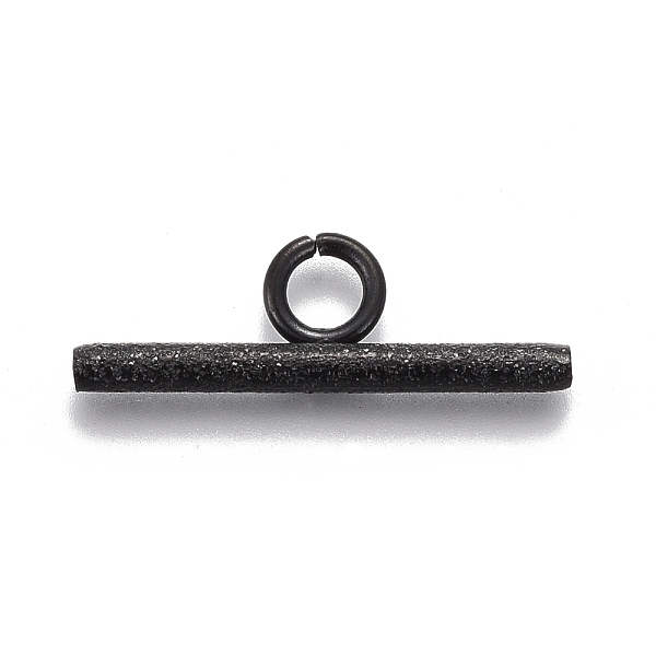 PandaHall 304 Stainless Steel Toggle Clasps Parts, Textured, Bar, Electrophoresis Black, 7x20x2mm, Hole: 3mm 304 Stainless Steel Others
PandaHall 304 Stainless Steel Toggle Clasps Parts, Textured, Bar, Electrophoresis Black, 7x20x2mm, Hole: 3mm 304 Stainless Steel Others