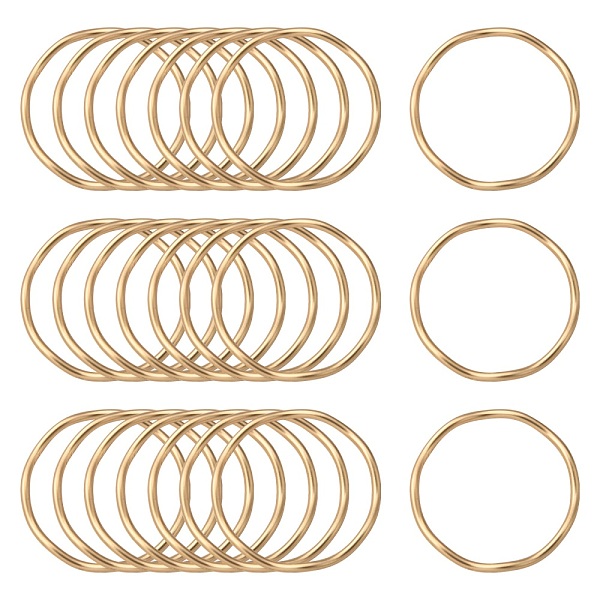 PandaHall Smooth Surface Alloy Linking Ring, Ring, Matte Gold Color, 28x2.5mm Alloy Ring
PandaHall Smooth Surface Alloy Linking Ring, Ring, Matte Gold Color, 28x2.5mm Alloy Ring