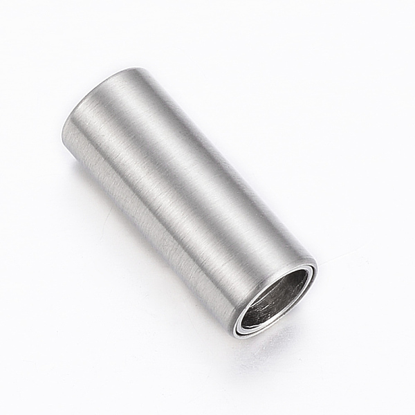 PandaHall Smooth 304 Stainless Steel Magnetic Clasps with Glue-in Ends, Column, Stainless Steel Color, 17x7mm, Hole: 5mm 304 Stainless Steel...
PandaHall Smooth 304 Stainless Steel Magnetic Clasps with Glue-in Ends, Column, Stainless Steel Color, 17x7mm, Hole: 5mm 304 Stainless Steel...