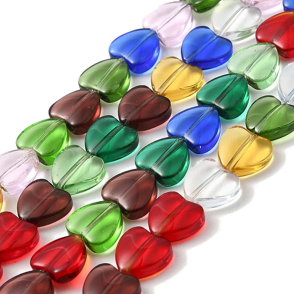 PandaHall Glass Beads Strands, Heart, Colorful, 9.5x10x4mm, Hole: 1mm, about 79pcs/strand, 28.74 inch(73cm) Glass Heart
PandaHall Glass Beads Strands, Heart, Colorful, 9.5x10x4mm, Hole: 1mm, about 79pcs/strand, 28.74 inch(73cm) Glass Heart