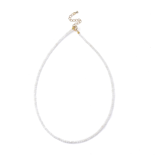 PandaHall Natural Rainbow Moonstone Beaded Necklaces, with Golden Plated Brass Chain Extender and Spring Ring Clasps, Golden, 17.32~17.52...
PandaHall Natural Rainbow Moonstone Beaded Necklaces, with Golden Plated Brass Chain Extender and Spring Ring Clasps, Golden, 17.32~17.52...