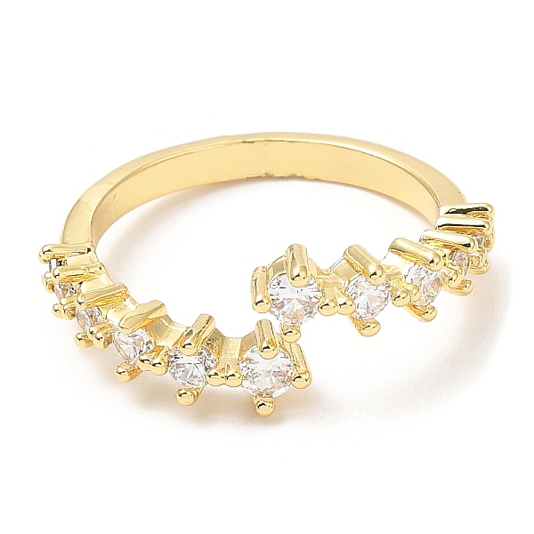 PandaHall Rack Plating Brass Finger Rings with Cubic Zirconia for Women, Lead Free & Cadmium Free, Real 18K Gold Plated, Inner Diameter...
PandaHall Rack Plating Brass Finger Rings with Cubic Zirconia for Women, Lead Free & Cadmium Free, Real 18K Gold Plated, Inner Diameter...