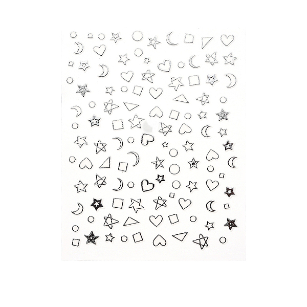 PandaHall Metal Nail Decals Stickers, Line Stripe Word Heart Self-adhesive Nail Art Supplies, for Woman Girls DIY Nail Art Design, Geometric..., Silver
PandaHall Metal Nail Decals Stickers, Line Stripe Word Heart Self-adhesive Nail Art Supplies, for Woman Girls DIY Nail Art Design, Geometric..., Silver