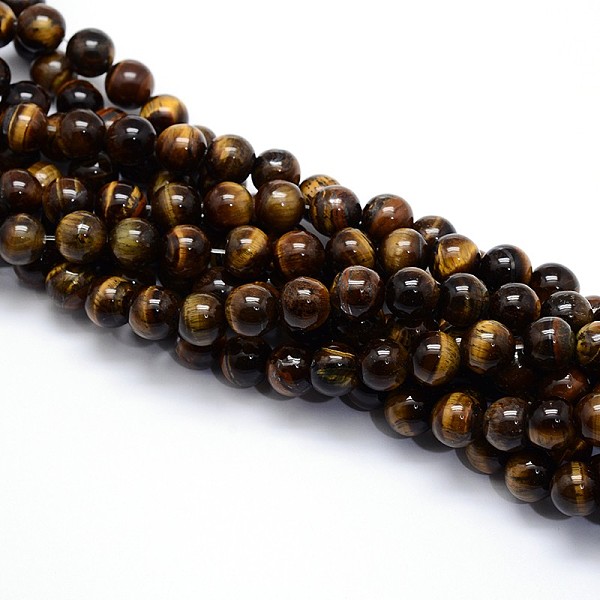 PandaHall Natural Grade AB Tiger Eye Round Beads Strands, 6mm, Hole: 1mm, about 59~63pcs/strand, 15.5''(39.37cm) Tiger Eye Round
PandaHall Natural Grade AB Tiger Eye Round Beads Strands, 6mm, Hole: 1mm, about 59~63pcs/strand, 15.5''(39.37cm) Tiger Eye Round