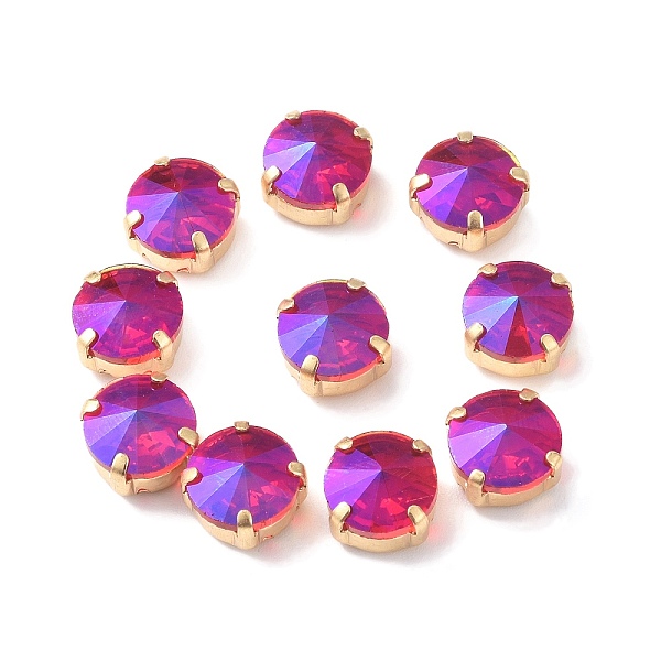 PandaHall Moonlight Effect Flat Round Sew on Rhinestone, Multi-strand Links, with Golden Tone Brass Prong Settings, Garments Accessories..., Red
PandaHall Moonlight Effect Flat Round Sew on Rhinestone, Multi-strand Links, with Golden Tone Brass Prong Settings, Garments Accessories..., Red