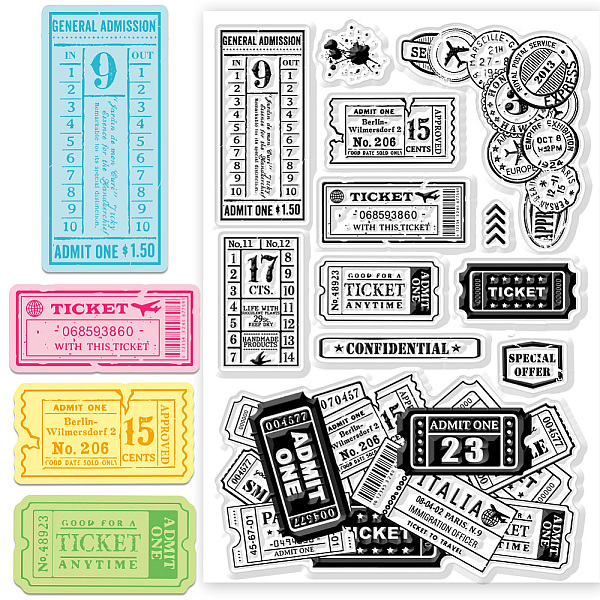PandaHall CHGCRAFT Ticket Clear Stamps Date Calendar Postmark Stamps for Card Making Bill Silicone Clear Stamp Seals for Cards Transparent...
PandaHall CHGCRAFT Ticket Clear Stamps Date Calendar Postmark Stamps for Card Making Bill Silicone Clear Stamp Seals for Cards Transparent...