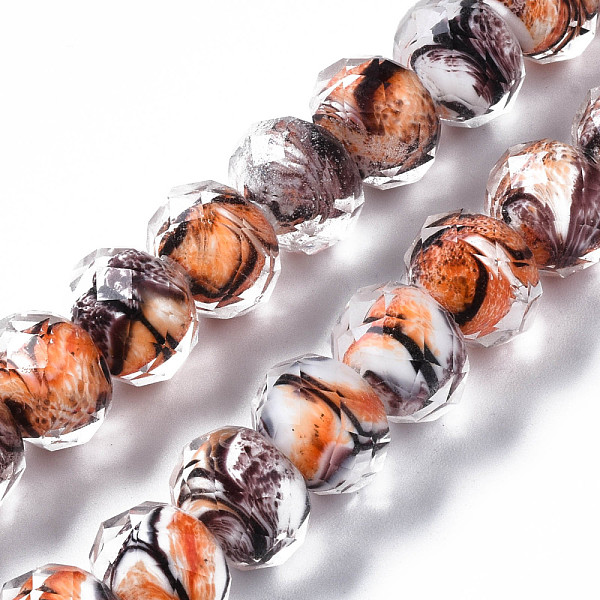 PandaHall Handmade Lampwork Beads Strands, Inner Flower, Abacus, Faceted, Saddle Brown, 11.5x8.5mm, Hole: 1.5mm, about 45pcs/strand, 15.16...
PandaHall Handmade Lampwork Beads Strands, Inner Flower, Abacus, Faceted, Saddle Brown, 11.5x8.5mm, Hole: 1.5mm, about 45pcs/strand, 15.16...