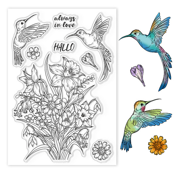 PandaHall GLOBLELAND Flowers Birds Clear Stamps Bouquet Hummingbird Silicone Clear Stamp Seals for Cards Making DIY Scrapbooking Photo...
PandaHall GLOBLELAND Flowers Birds Clear Stamps Bouquet Hummingbird Silicone Clear Stamp Seals for Cards Making DIY Scrapbooking Photo...