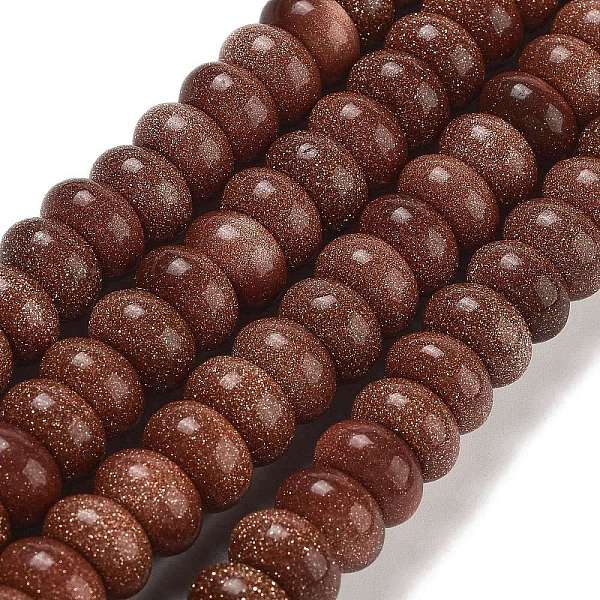 PandaHall Synthetic Goldstone Beads Strands, Rondelle, 10x6mm, Hole: 1.2mm, about 64pcs/strand, 14.84''(37.7cm) Goldstone Rondelle
PandaHall Synthetic Goldstone Beads Strands, Rondelle, 10x6mm, Hole: 1.2mm, about 64pcs/strand, 14.84''(37.7cm) Goldstone Rondelle