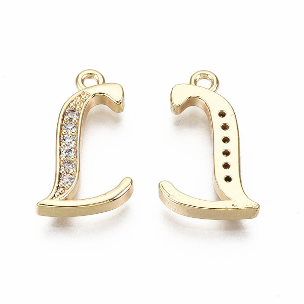 PandaHall Brass Micro Pave Clear Cubic Zirconia Pendants, Nickel Free, Real 18K Gold Plated, Word, Letter.L, 18x10.5x2mm, Hole: 1.5mm...
PandaHall Brass Micro Pave Clear Cubic Zirconia Pendants, Nickel Free, Real 18K Gold Plated, Word, Letter.L, 18x10.5x2mm, Hole: 1.5mm...