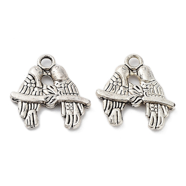 PandaHall Tibetan Style Alloy Pendants, Cadmium Free & Lead Free, Bird, Antique Silver, 18x17x2.5mm, Hole: 2.2mm, about 746pcs/1000g Alloy...
PandaHall Tibetan Style Alloy Pendants, Cadmium Free & Lead Free, Bird, Antique Silver, 18x17x2.5mm, Hole: 2.2mm, about 746pcs/1000g Alloy...