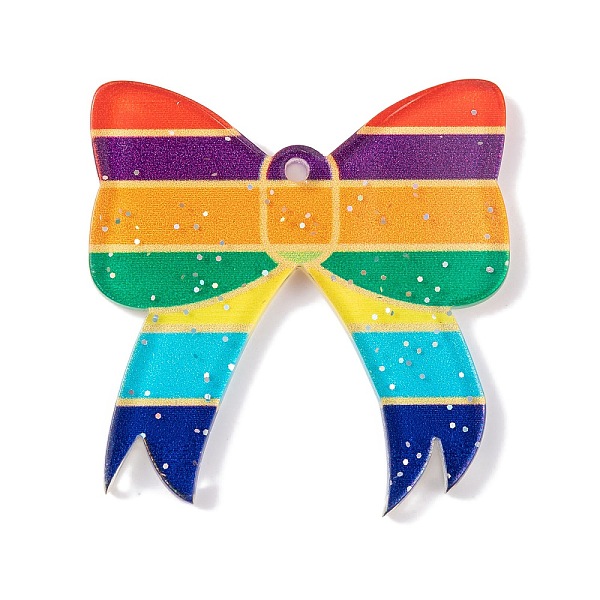 PandaHall Rainbow Theme Acrylic Pendants, Bowknot, 37x35.5x2mm, Hole: 1.7mm Acrylic Bowknot
PandaHall Rainbow Theme Acrylic Pendants, Bowknot, 37x35.5x2mm, Hole: 1.7mm Acrylic Bowknot